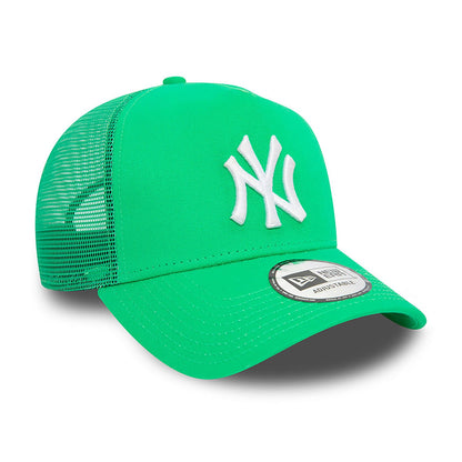 New Era Trucker Cap New York Yankees League Essential green