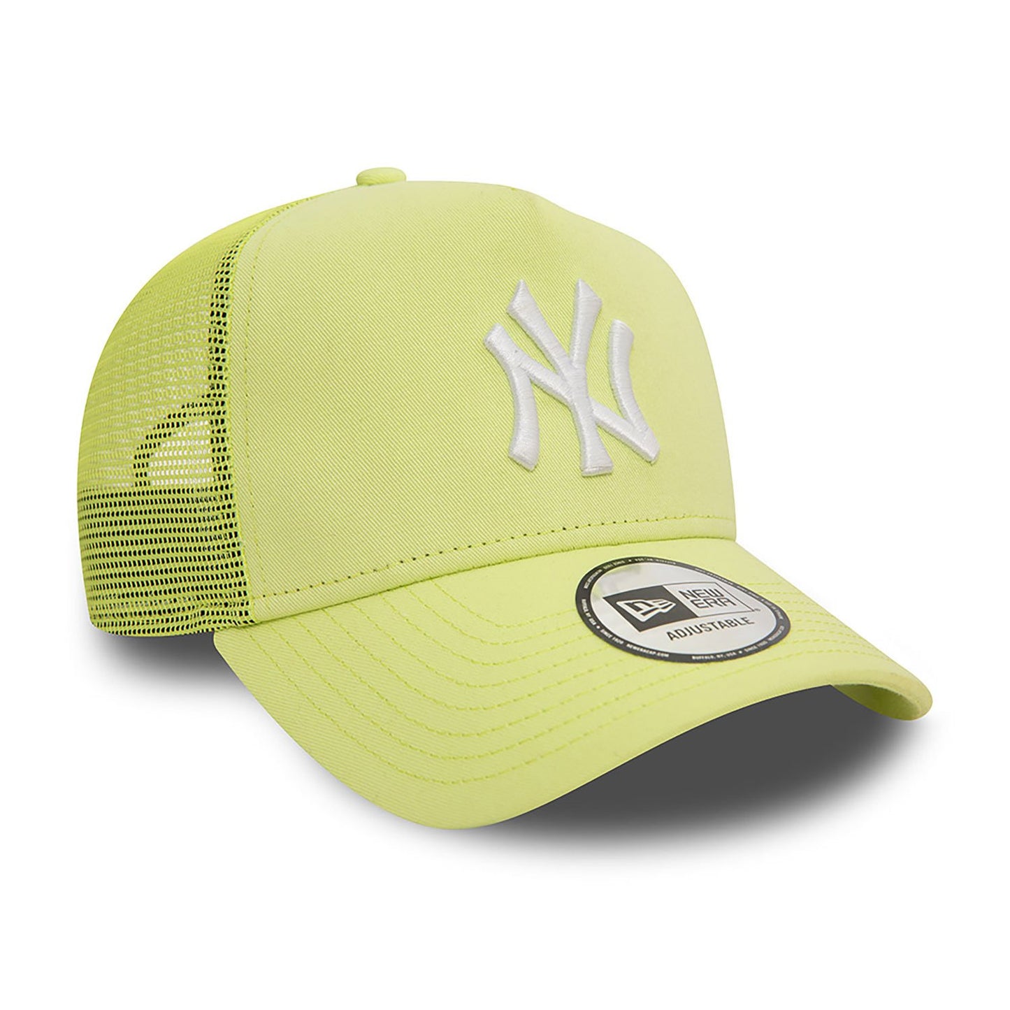 New Era 9FORTY E-Frame Trucker Cap New York Yankees League Essential yellow