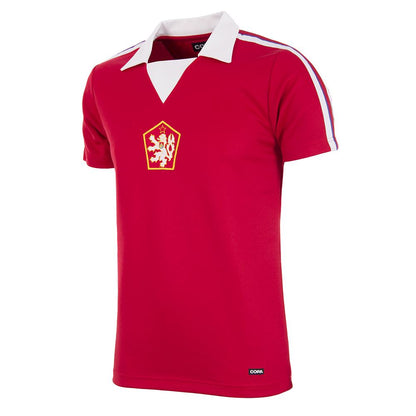 COPA Herren Retro Trikot Tschechoslowakei 1976 rot
