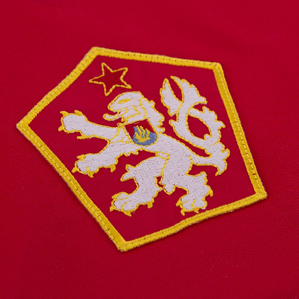 COPA Herren Retro Trikot Tschechoslowakei 1976 rot