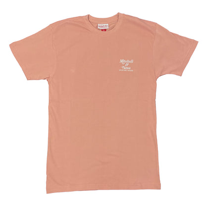 Mitchell & Ness Branded T-Shirt Oversized Heavy Weight pink