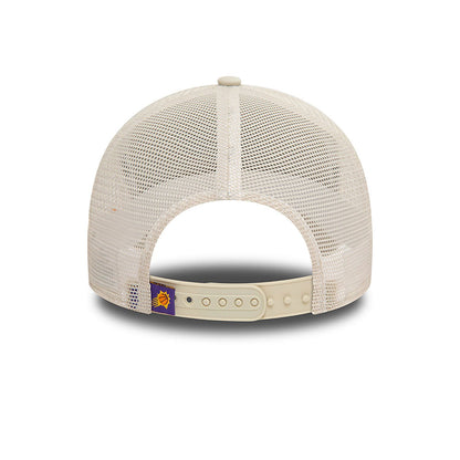 New Era Trucker Cap Phoenix Suns NBA Team Logo stone