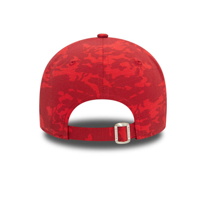 New Era 9FORTY Cap Tonal Camo AOP Chicago Bulls red