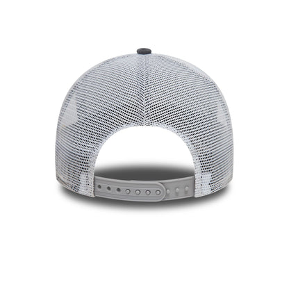 New Era 9FORTY A-Frame Trucker Cap Tonal Check LA Lakers grey