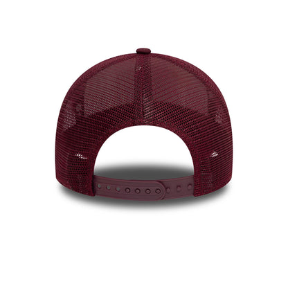 New Era 9FORTY A-Frame Cap New Era Patch Distressed white/dark red
