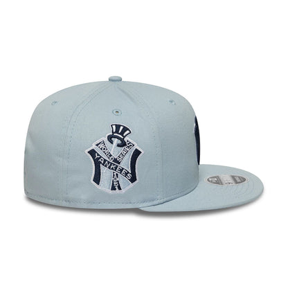 New Era 9FIFTY Snapback Cap New York Yankees MLB World Series pastell blue