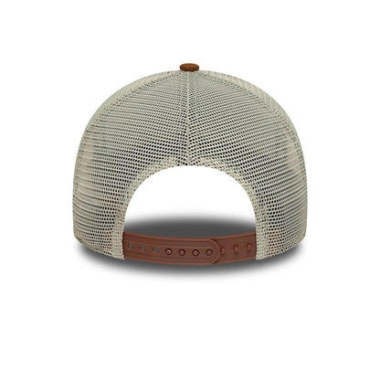 New Era 9FORTY E-Frame Cap Oval Patch beige