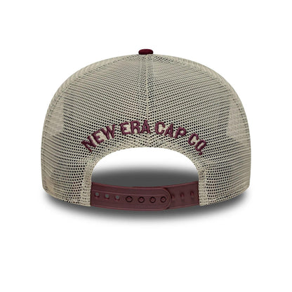 New Era 9FIFTY Snapback Trucker Cap Complete Steak Dinners dark red