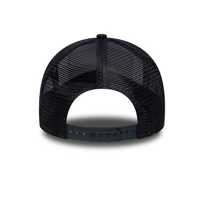 New Era 9FORTY A-Frame Trucker Cap Location Patch navy