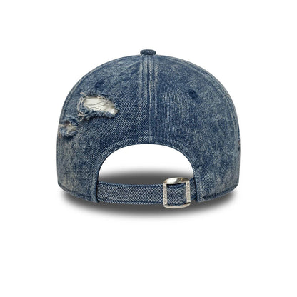 New Era 9FORTY Cap Los Angeles Dodgers MLB Acid Wash Denim pastel blue