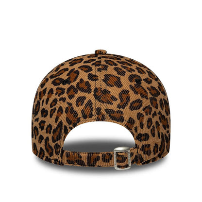 New Era 9FORTY Damen Cap MLB NY Yankees Cord Leopard beige