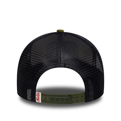 New Era 9FORTY Trucker Cap Patch Cord beige/green/black