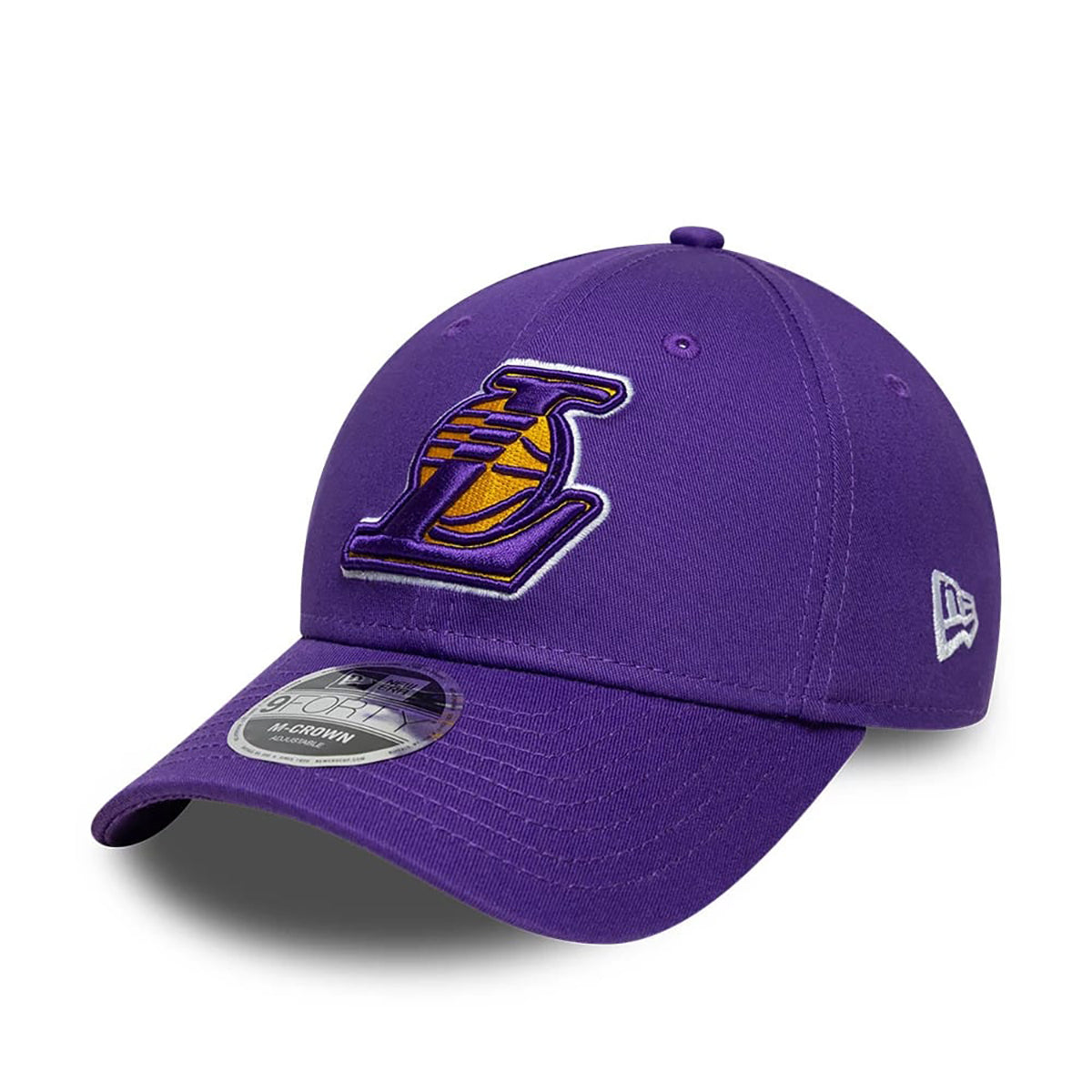 New Era 9FORTY Cap NBA Los Angeles Lakers Side Script purple