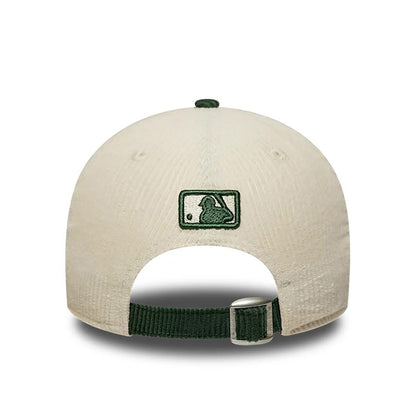 New Era 9FORTY Cap MLB Los Angeles Dodgers Cord cream/green