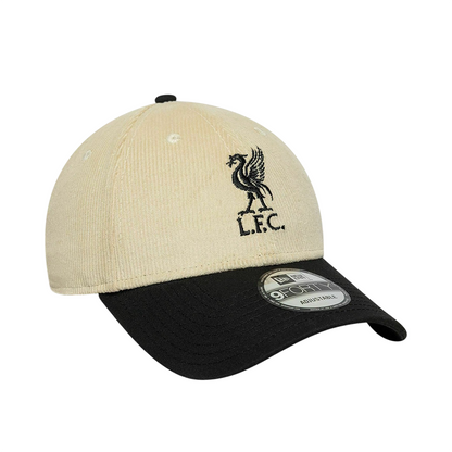 New Era 9FORTY Cap FC Liverpool Cord beige/black