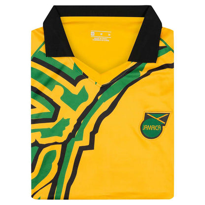 JELEX Herren Jamaica Trikot Retro History yellow