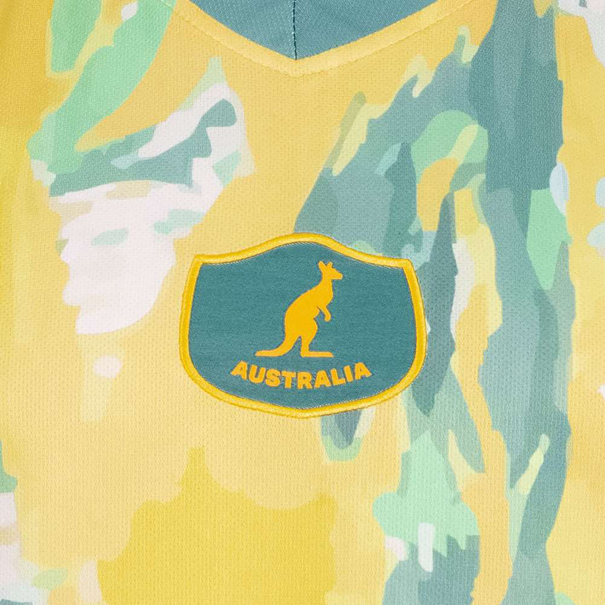 JELEX Herren Australien Trikot Retro History yellow