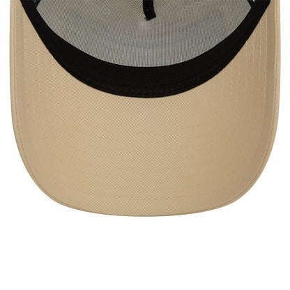New Era 9FORTY A-Frame Trucker Cap Los Angeles Patch beige