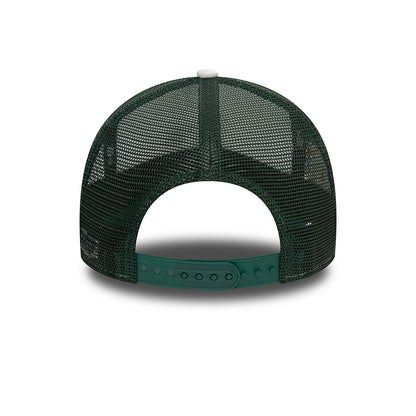 New Era 9FORTY E-Frame Trucker Cap Oakland Athletics World Series green