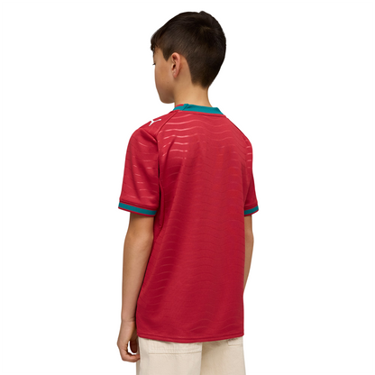 PUMA Portugal Kids Heimtrikot 2026 club red/green lagoon