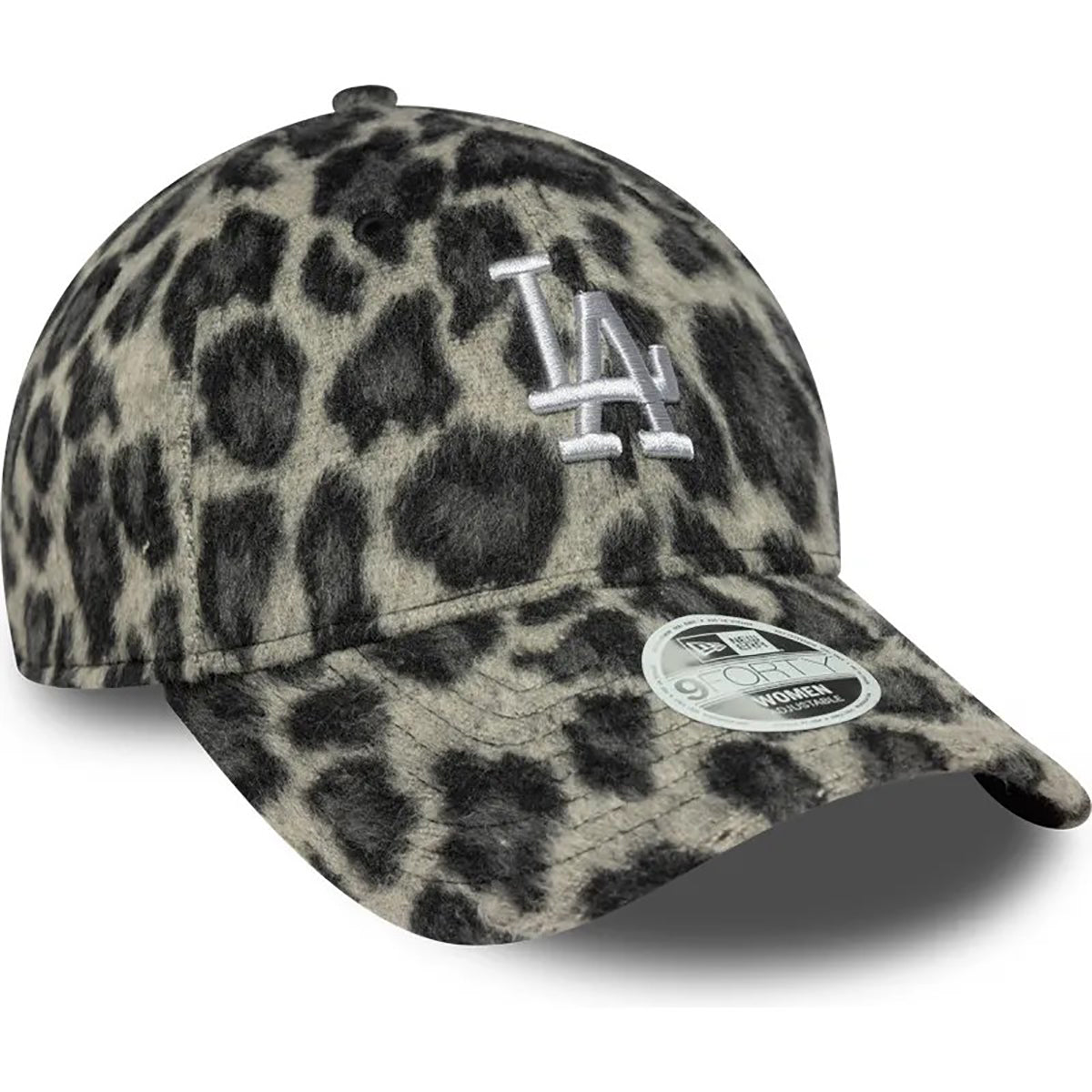 New Era 9FORTY Women Cap LA Dodgers Cosy Animal dark green/black