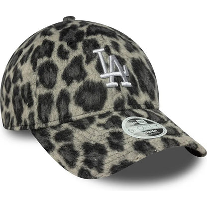 New Era 9FORTY Women Cap LA Dodgers Cosy Animal dark green/black