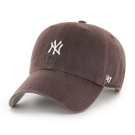 47 Brand Clean Up Cap New York Yankees Base Runner brown