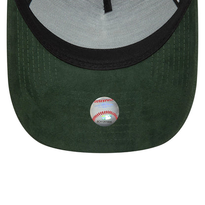 New Era 9FORTY Cap Los Angeles Dodgers Faux Suede dark green
