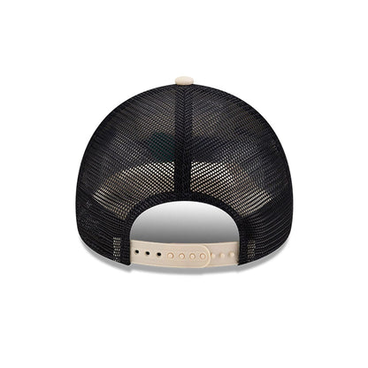 New Era 9FORTY A-Frame Trucker Cap Miami Patch beige