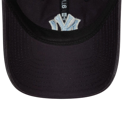 New Era 9TWENTY Cap Washed Outline New York Yankees navy