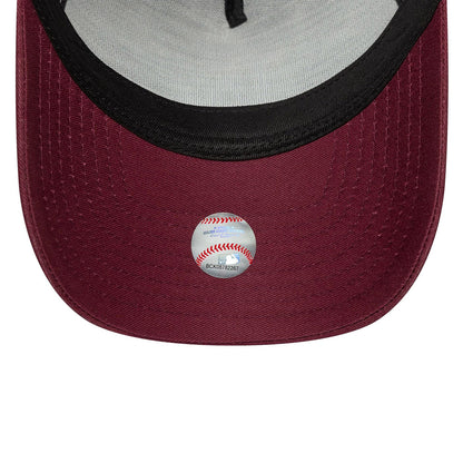 New Era 9FORTY E-Frame Trucker Cap LA Dodgers MLB League Essential dark red