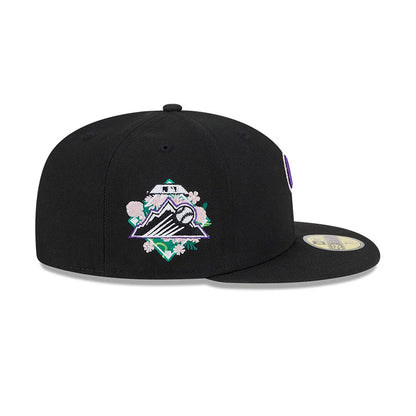 New Era 59FIFTY Cap Colorado Rockies Floral Under Visor black