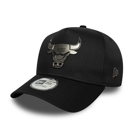 New Era 9FORTY Cap Chicago Bulls NBA Metallic black
