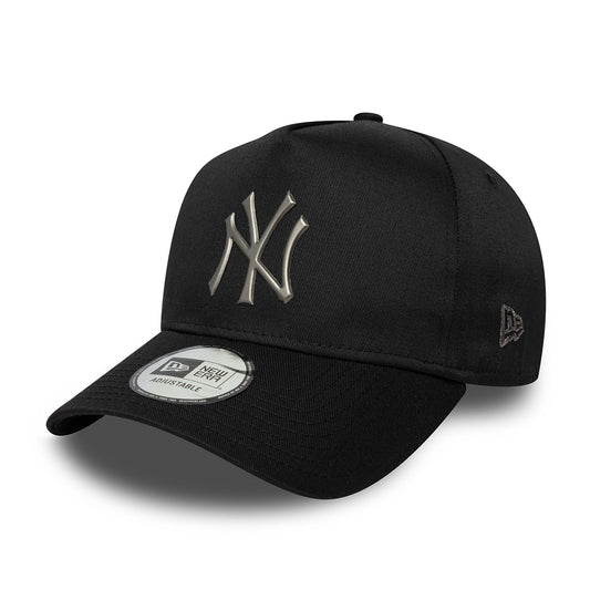 New Era 9FORTY Cap New York Yankees MLB Metallic black