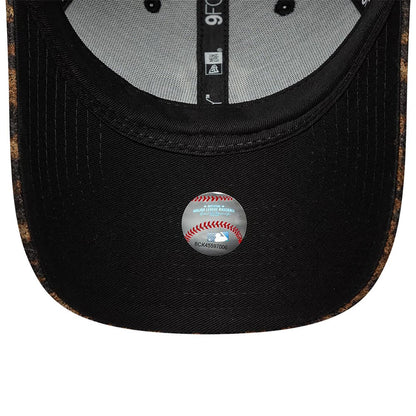 New Era 9FORTY Damen Cap MLB NY Yankees Cosy Leopard brown