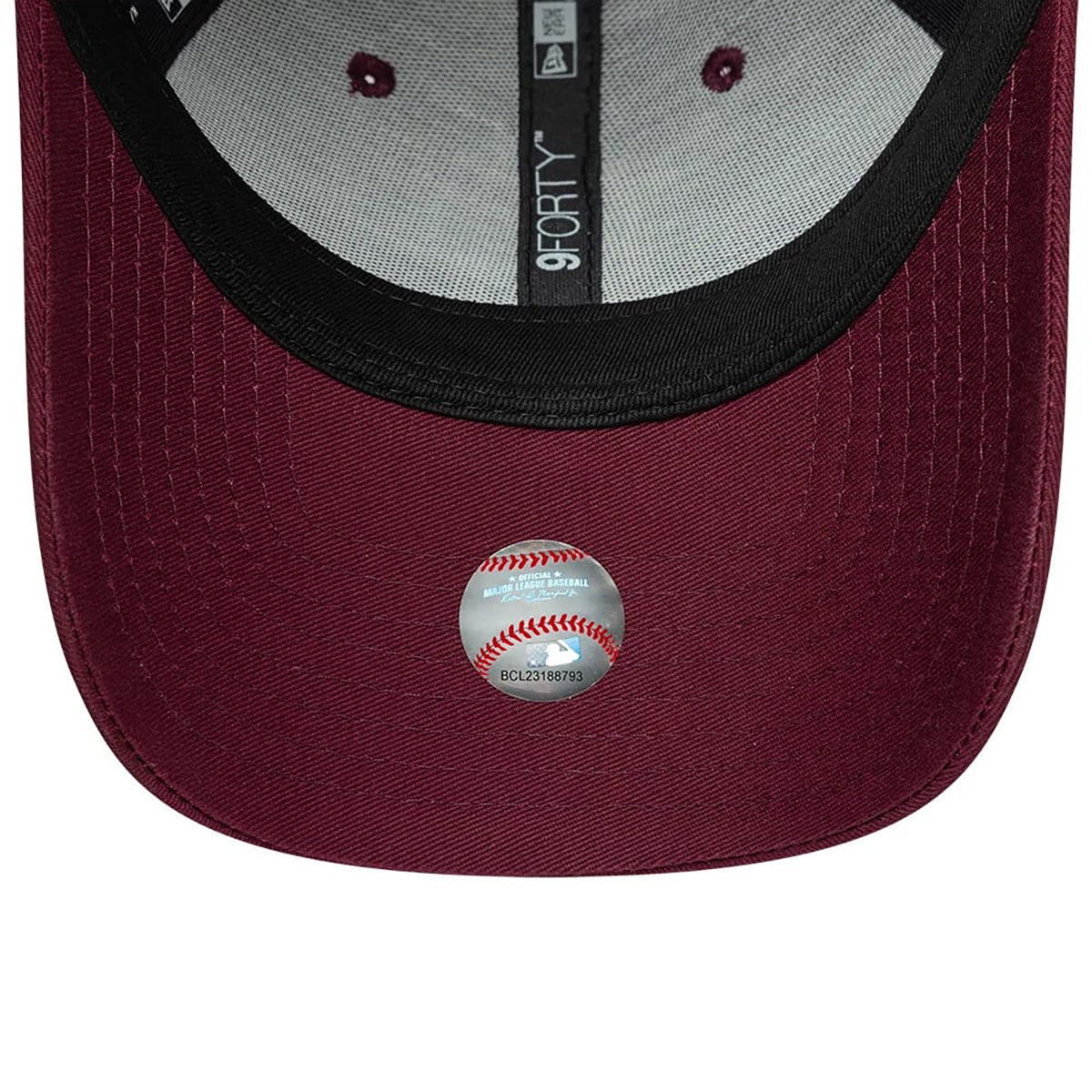 New Era 9FORTY Cap MLB Los Angeles Dodgers Outline burdgundy