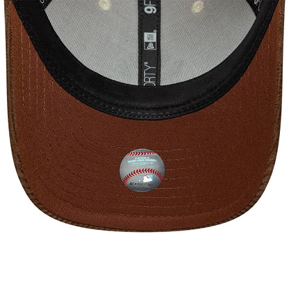 New Era 9FORTY Cap MLB New York Yankees Cord light beige/brown