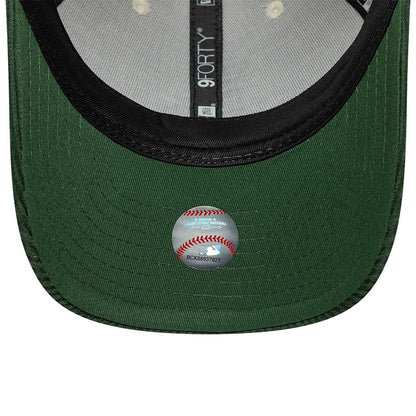 New Era 9FORTY Cap MLB Los Angeles Dodgers Cord cream/green