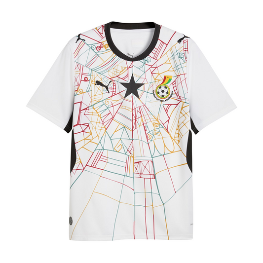 PUMA Ghana Herren Heimtrikot 2026 white/black