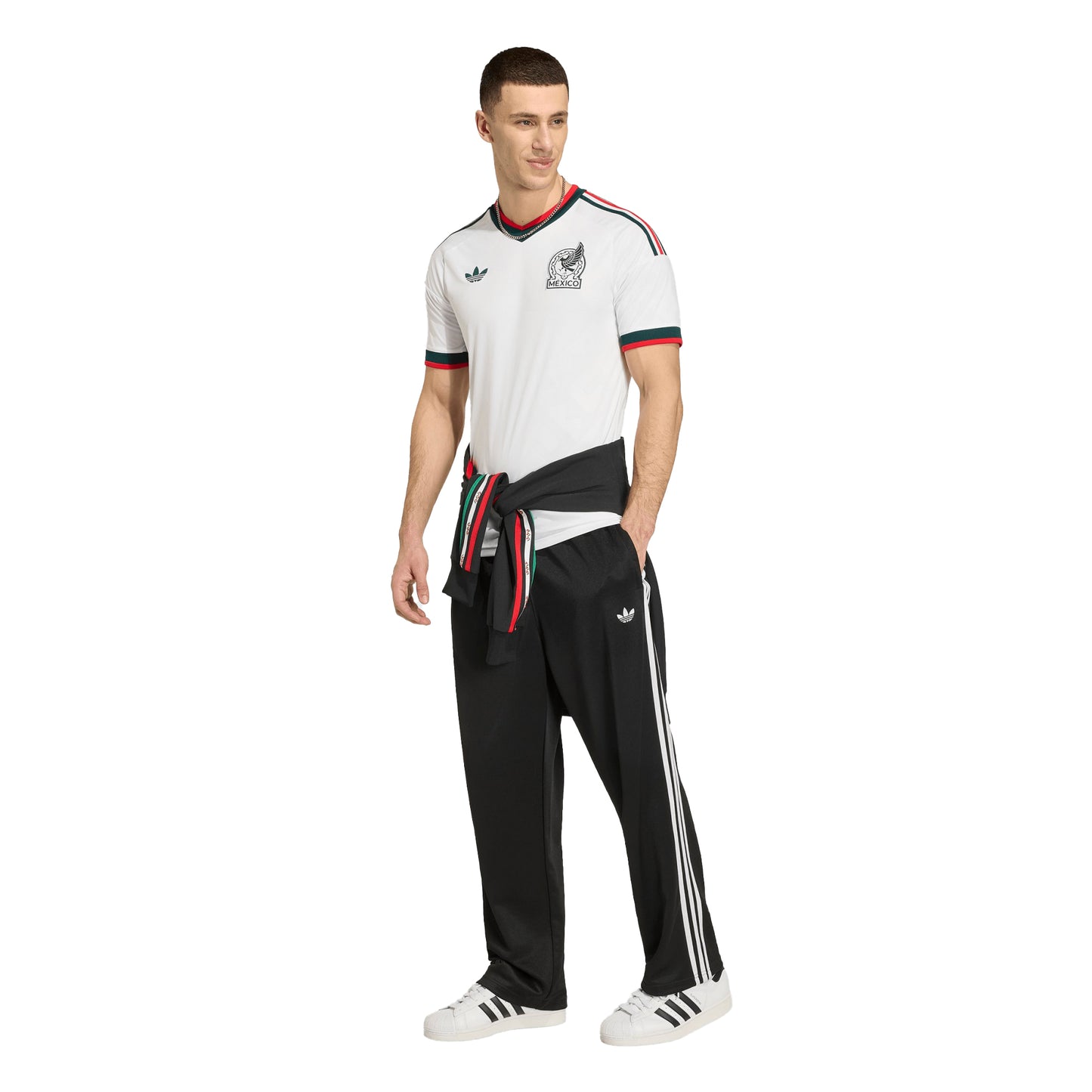 adidas Mexico Herren Auswärtstrikot 2026 white