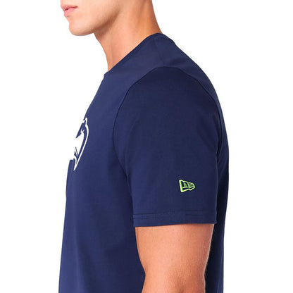 New Era Herren T-Shirt NFL Seattle Seahawks Logo navy