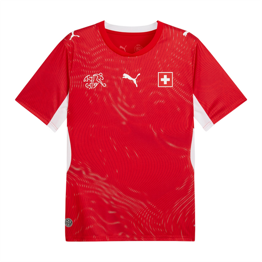 PUMA Schweiz Herren Heimtrikot 2026 red/white