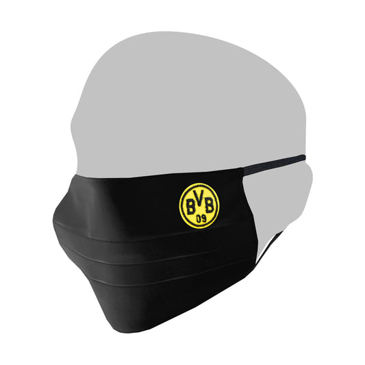 BVB Borussia Dortmund Mund- und Nasen Maske schwarz