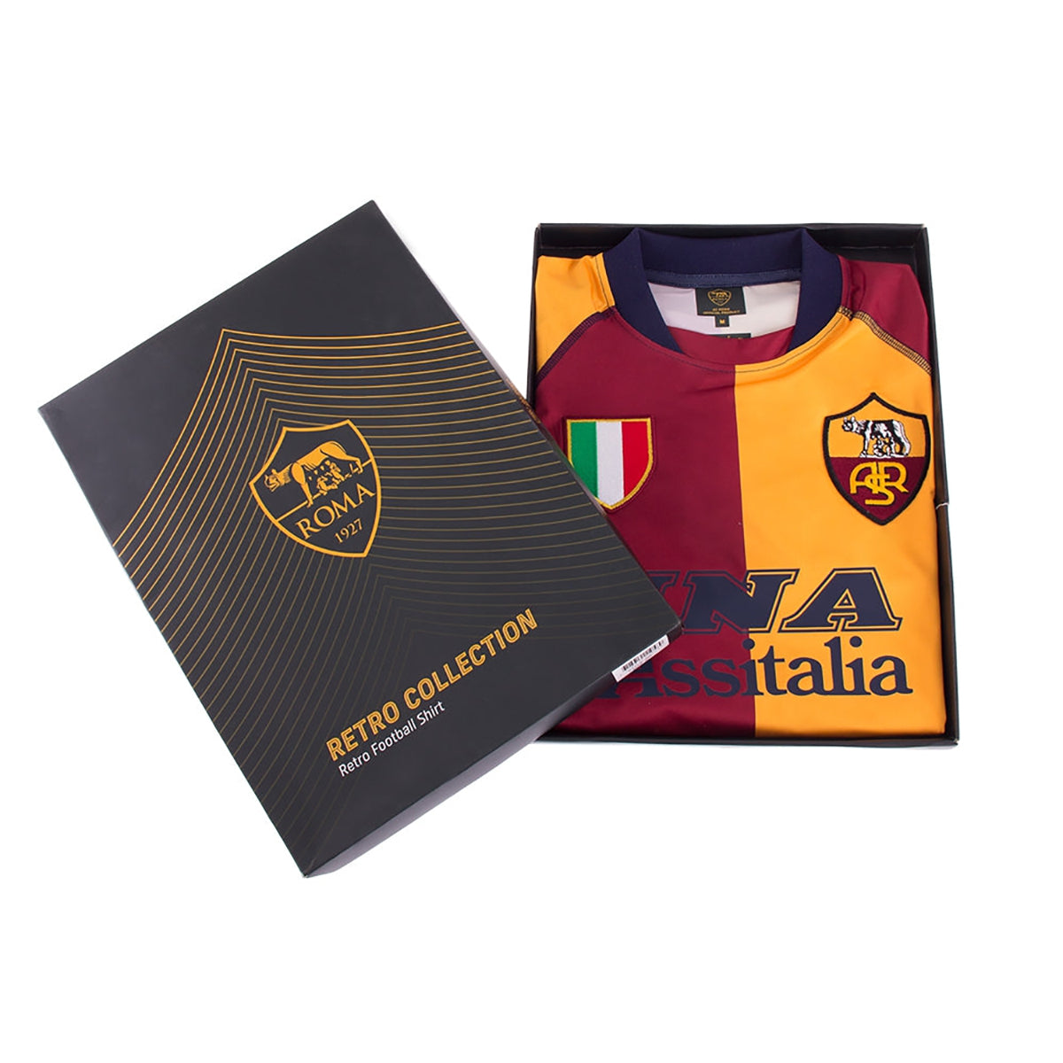 COPA Retro Trikot AS Rom 2001 red/orange