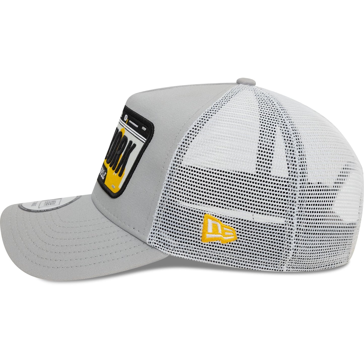 New Era 9FORTY A-Frame Trucker Cap New York Patch grey