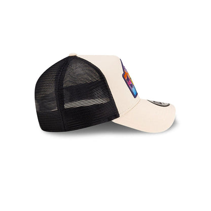 New Era 9FORTY A-Frame Trucker Cap Miami Patch beige