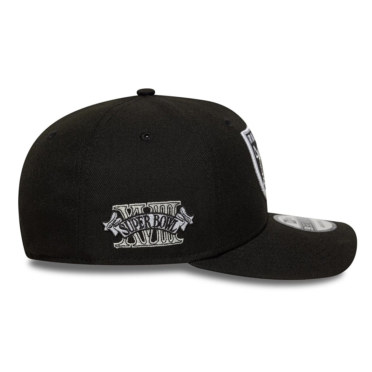 New Era 9SEVENTY Stretch Snap Cap Las Vegas Raiders NFL Patch black