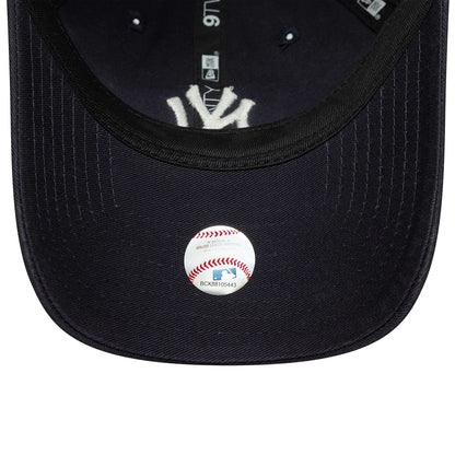 New Era 9TWENTY Cap New York Yankees MLB Washed Script navy
