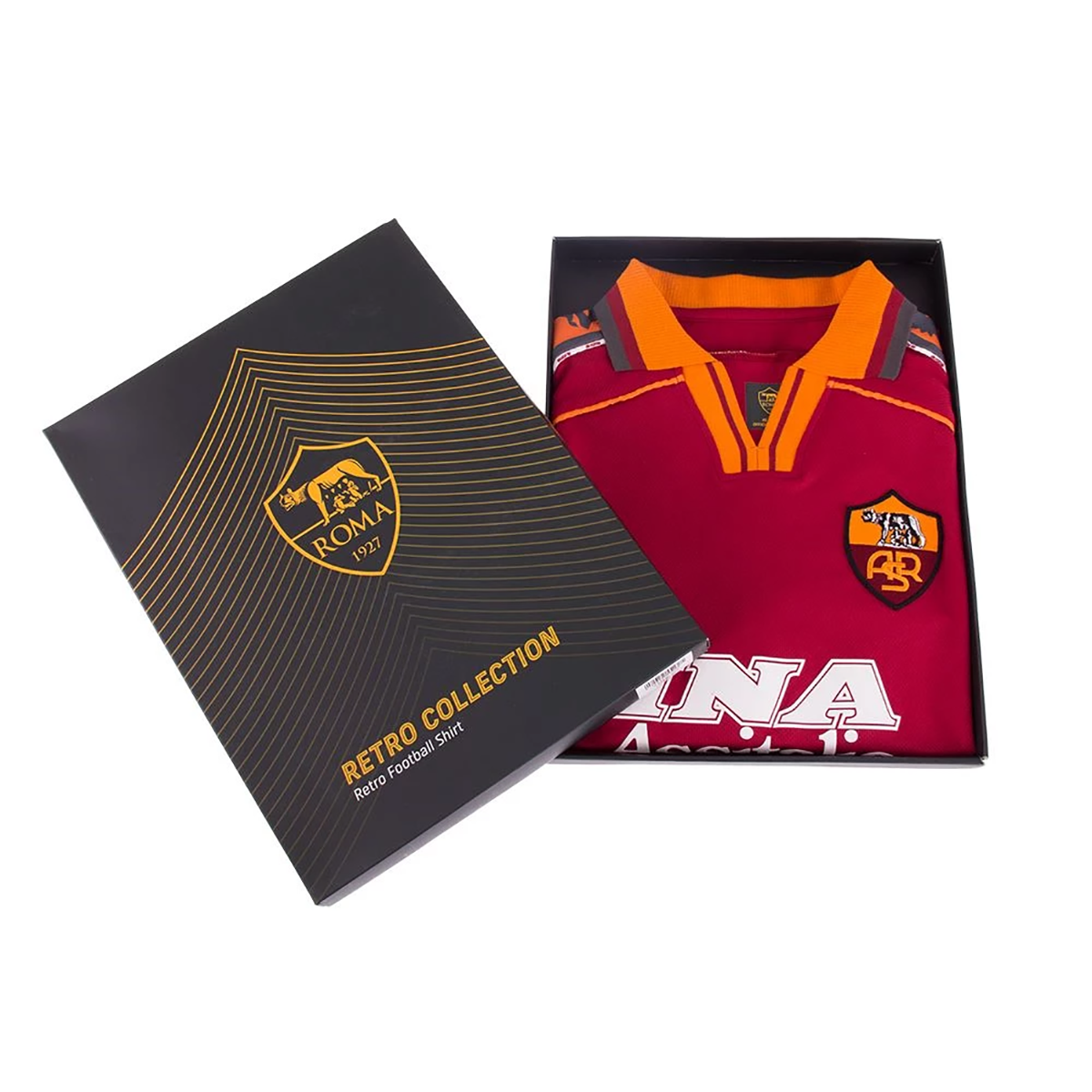 COPA Herren Retro Trikot AS Roma 1998/99 rot