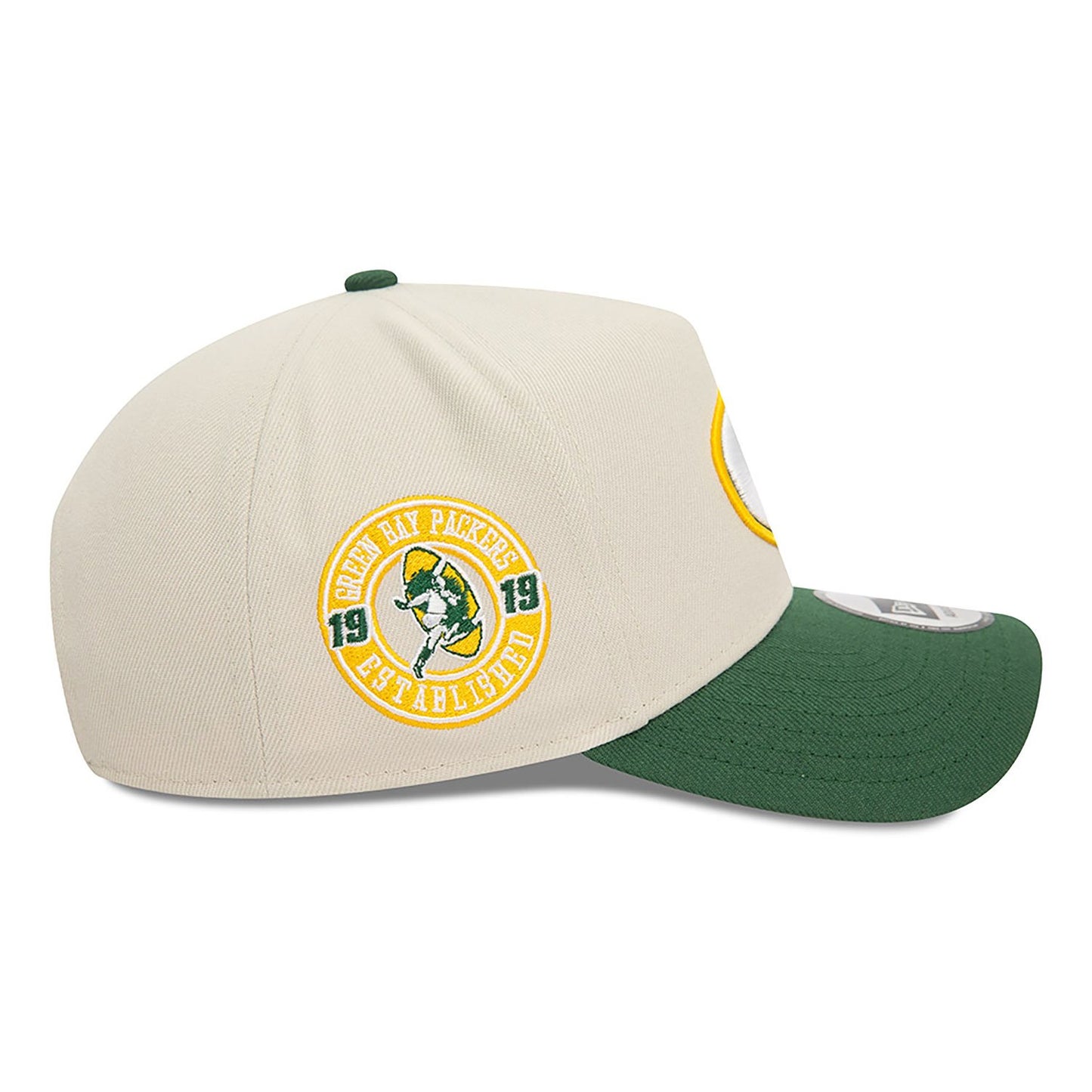 New Era 9FORTY E-Frame Cap Green Bay Packers NFL beige